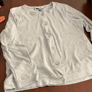 EUC Karen Scott button down sweater Large